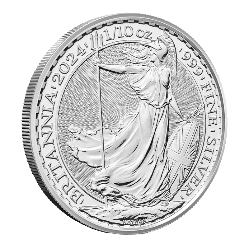 Image for 1/10 oz Silver Britannia (2024) from TD Precious Metals